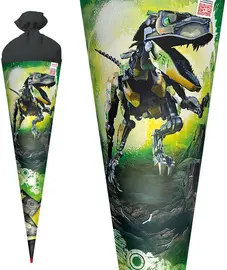 ROTH Schultüte "Robo-Rex", rund, 700 mm, mit Effekt