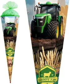ROTH Schultüte "Traktor Power", eckig, 850 mm