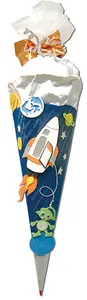 ROTH Schultüten-Bastelset "Space", 6-eckig, 680 mm