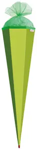 ROTH Bastelschultüte mit Verschluss, 850 mm, maigrün