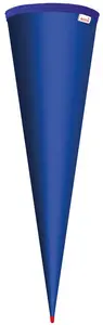 ROTH Schultüten-Rohling ohne Verschluss, 700 mm, blau