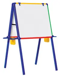 Bi-Office Tableau mural blanc pour enfants Schoolmate