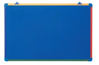Bi-Office Tableau en feutre pour enfants Schoolmate, bleu