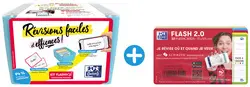 Oxford Boîte à fiches "Flashbox" Starterpack, bleu pastel