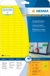 HERMA Etiquette universelle SPECIAL, 105 x 37 mm, jaune