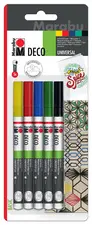 Marabu Marqueur acrylique "Deco Painter mat", blister de 5