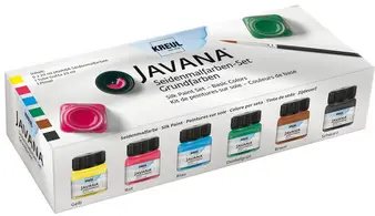 KREUL Peinture pour textiles JAVANA, kit créatif