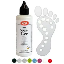 ViVA DECOR Peinture antidérapante ABS Sock-Stop, kiwi