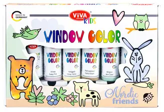 ViVA DECOR Kit Window Color Viva KIDS "Nordic Friends