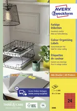 AVERY Zweckform Etiquette universelle, 70 x 37 mm, jaune