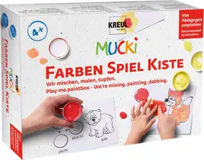 KREUL Gouache aux doigts "MUCKI", kit 5 x 50 ml