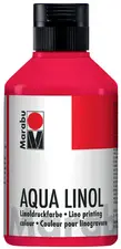 Marabu Couleur pour linogravure Aqua, 250 ml, rouge carmin