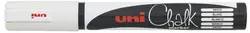 uni-ball Marqueur craie Chalk marker PWE5M, blanc
