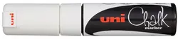 uni-ball Marqueur craie Chalk marker PWE8K, blanc