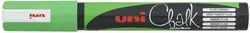 uni-ball Marqueur craie Chalk marker PWE5M, vert fluo