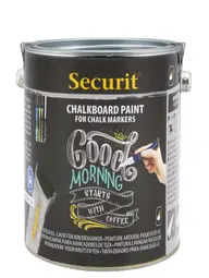 Securit Vernis pour tableau PAINT, 2,5 litres, noir