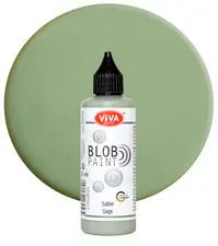 ViVA DECOR Peinture Blob Paint 90 ml, sauge