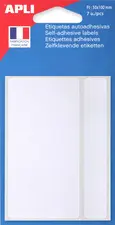 APLI Etiquette multi-usage, 12 x 18 mm, blanc