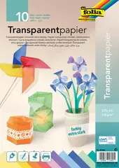 folia Papier transparent, A4, 115 g/m2, assorti