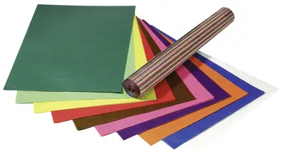 folia Papier transparent, (l)700 mmx(L)1 m, 42 g/m2, assorti