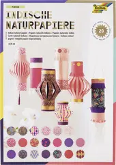 folia Bloc à papier naturel "PUNJAB", A4, 20 feuilles