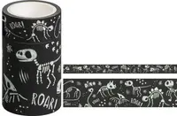 HEYDA Ruban adhésif décoratif Glow in the dark "Dinos