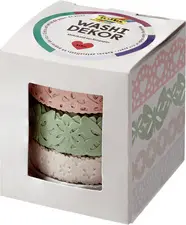 folia Bordure décorative décor Washi "Pastel", set de 4