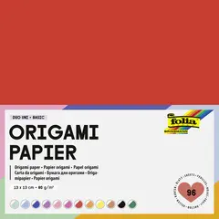 folia Feuille de papier origami Duo Uni, 80 g/m2, 190x190 mm