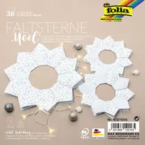folia Set d'étoiles à plier "Noel" (technique Meissner)