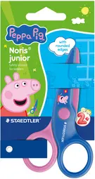 STAEDTLER Ciseaux Noris junior Peppa, rond, bleu/rose