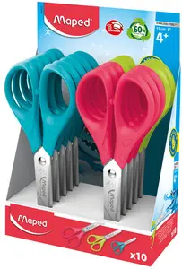 Maped Ciseaux Pulse, longueur: 130 mm, présentoir de 10