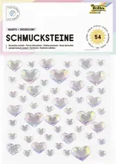 folia Pierre décorative HEARTS IRIDESCENT, autocollant