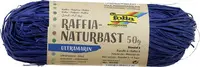 folia Raphia naturel, 50 g, bleu outremer