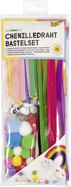 folia Kit d'activités en fil chenille RAINBOW, 212 pièces