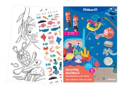 Pelikan Cahier d'art plastique upcycling "monde aquatique