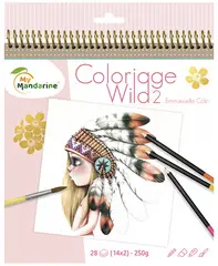 My Mandarine Carnet de coloriage "Wild 2
