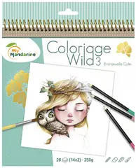 My Mandarine Carnet de coloriage "Wild 3