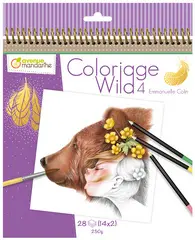 My Mandarine Carnet de coloriage "Wild 4