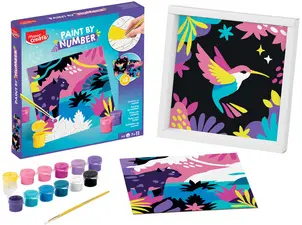 Maped Creativ Coffret de peinture au numéro Léopard / Oiseau