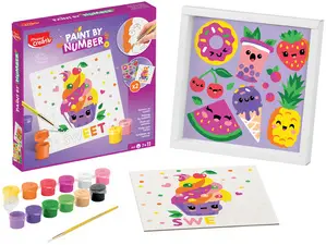 Maped Creativ Coffret de peinture au numéro Motif sucré