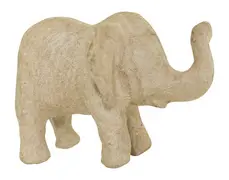 décopatch Support en papier mâché "Eléphant", 70 mm