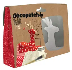 décopatch Kit papier mâché "Renne", 5 pièces