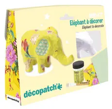 décopatch Kit papier mâché "Eléphant", 5 pièces