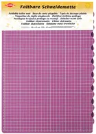 KLEIBER Tapis de coupe, A2, pliable, rose