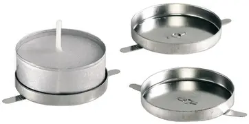 folia Support de bougie à chauffe-plat pour lanternes, métal