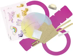 folia Laternen-Bastelset "PONY", pink