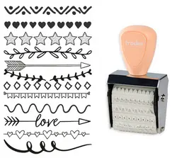 trodat Kreativstempel-Set Creative Mini "Zierleisten