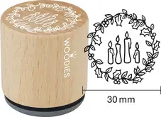 COLOP Tampon à motif Woodies "4 bougies