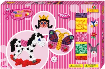 Hama Perles à repasser maxi "filles", coffret cadeau