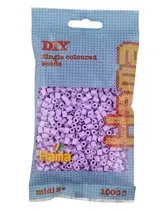 Hama Perles à repasser midi, sachet, lilas pastel